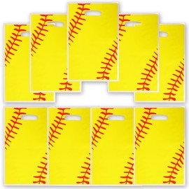 HEPAPATE 60Pcs Softball Treat Candy Bags,Softball Goodie Bags,Softball Party Favors Bags Softball Theme Gift Bags for Kids Birthday Party Decorations,Softball Themed Party Supplies