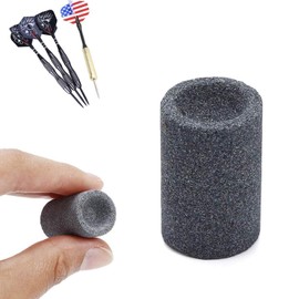 TIHOOD 2PCS Round Special Dart Sharpener Dart Sharpening Sand Stones (2PCS)