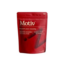 Motiv Creatine Monohydrate — 90 Gummies with 3000mg per Serving. Boost Strength, Energy & Recovery. Gym Supplement for Men & Women. Pre-Workout Support. 3rd Party Tested & Lab Verified