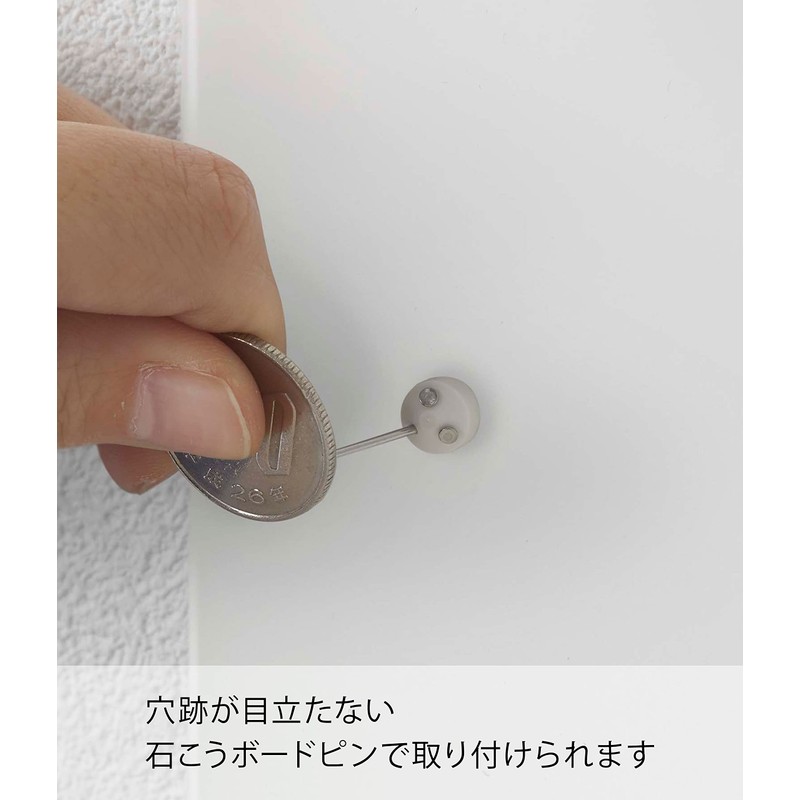 Yamazaki 6911 Gypsum Board Wall Compatible Corner Shelf, White, Approx.