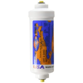 Omnipure Sediment Inline Replacement Water Filter - Undersink Water Filtration Filter - 1 Count