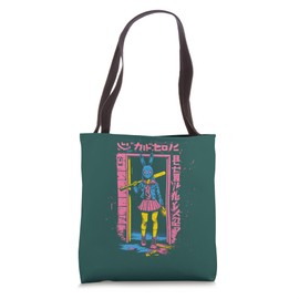 Creepy Girl Cat Grunge Slasher Pastel Goth Anime Horror Tote Bag