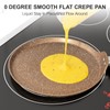 Innerwell Nonstick Crepe Pan, Granite Coating Flat Skillet Dosa Tawa