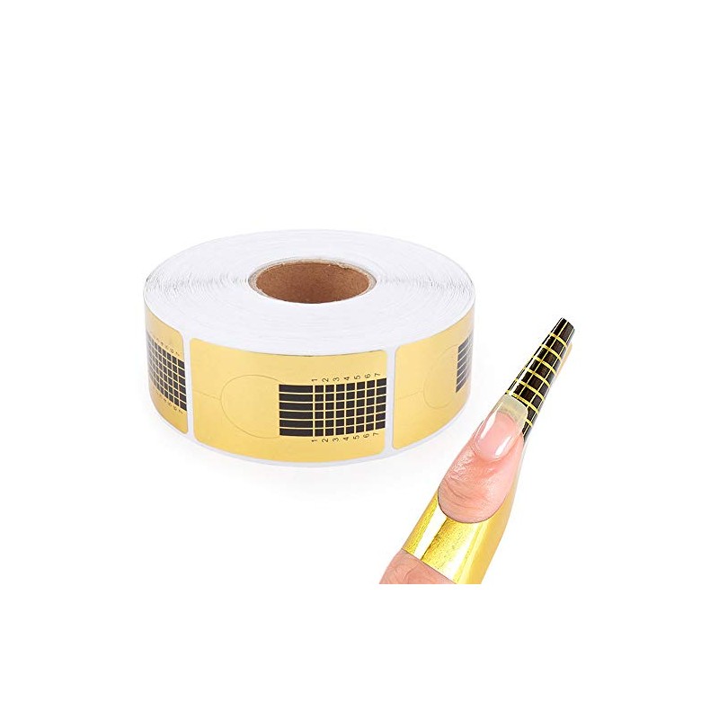 Yokilly - Formularios de uñas para uñas acrílicas: 500 unidades