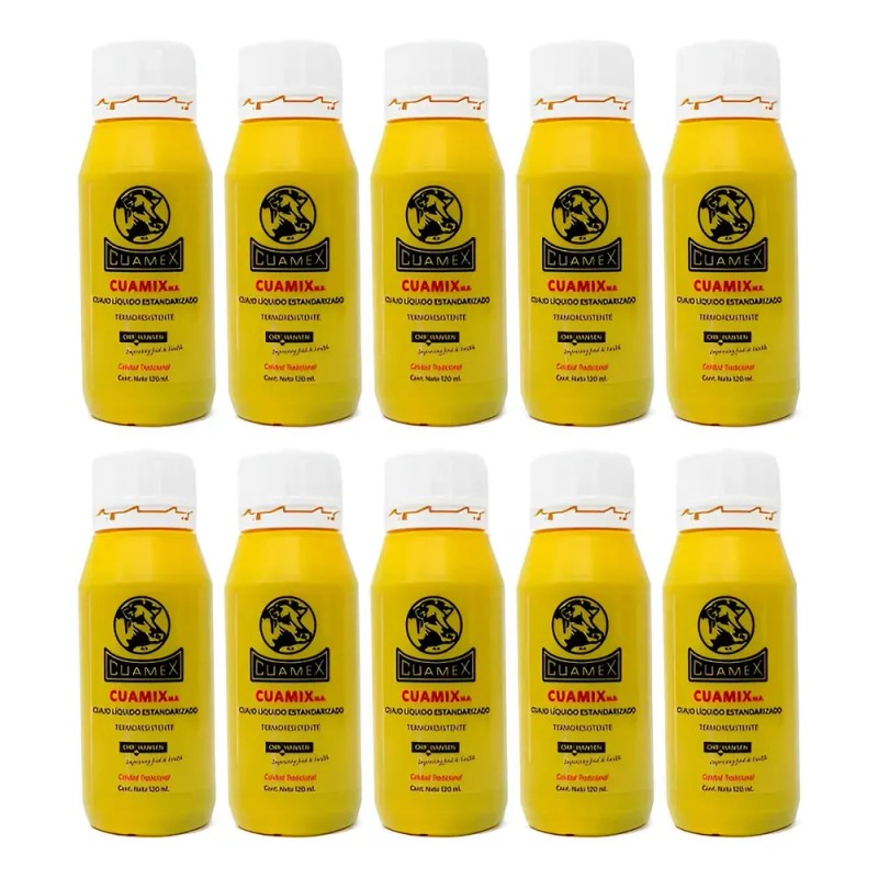 10 Piezas De Cuajo Cuamex 120 Ml