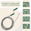 Asaiy Drain Unblocker Tool with Handle, Flexible Plumbing Snake, Professional
