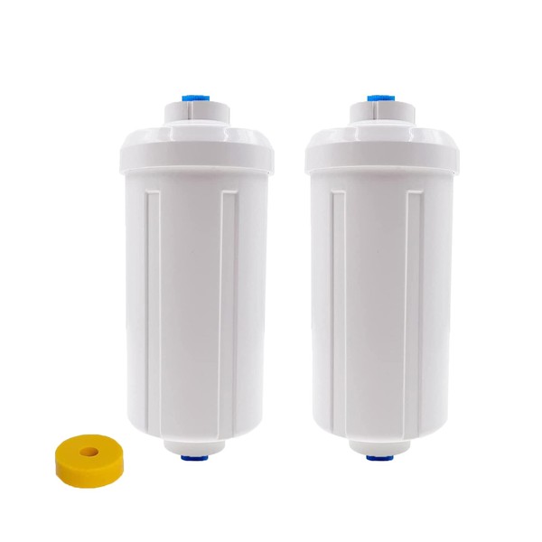 HUINING fluoride arsenic water filter, replaceable filter element, compatible with Black Berkey and other gravity filtration systems, effectively reduces chlorine and fluorine (2 pieces)