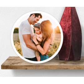 ORWO - Round Forex Pictures Design as Photo Tile | Forex Plate as Pictures Collage Create | 5mm Hard Foam Sheet in Sizes XS, S, M and L | Photo Wall Mural | Picture Collage Circles (S)