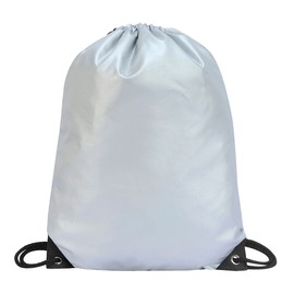 SHUGON GYMSAC RUCKSACK DRAWSTRING BAG - 15 COLOURS (Silver)