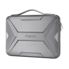 MOSISO Laptop Sleeve 13.3 inch, Waterproof Shockproof Protective Artistic Geometric EVA Computer Bag Carrying Case with Handle Compatible with MacBook Air/Pro 13 inch, Dell XPS 13 inch, Gray