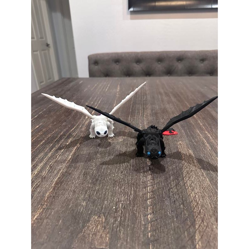 3D Printed Dragon (Toothless), Similar toNight Fury and Light Fury