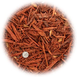 Gardenera Premium Red Mulch Cover - Enhance Your Landscape with Vibrant Color and Nutrient-Rich Benefits - 1 Quart