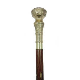 Derby Canes and Walking Sticks with Antique Embossed Brass Designer Handle with Beautiful Affordable Gift Men/Women