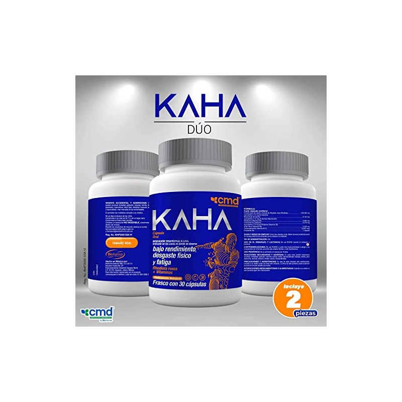 CMD - KAHA - Rhodiola Rosea Vitaminas - Medicamento Herbolario