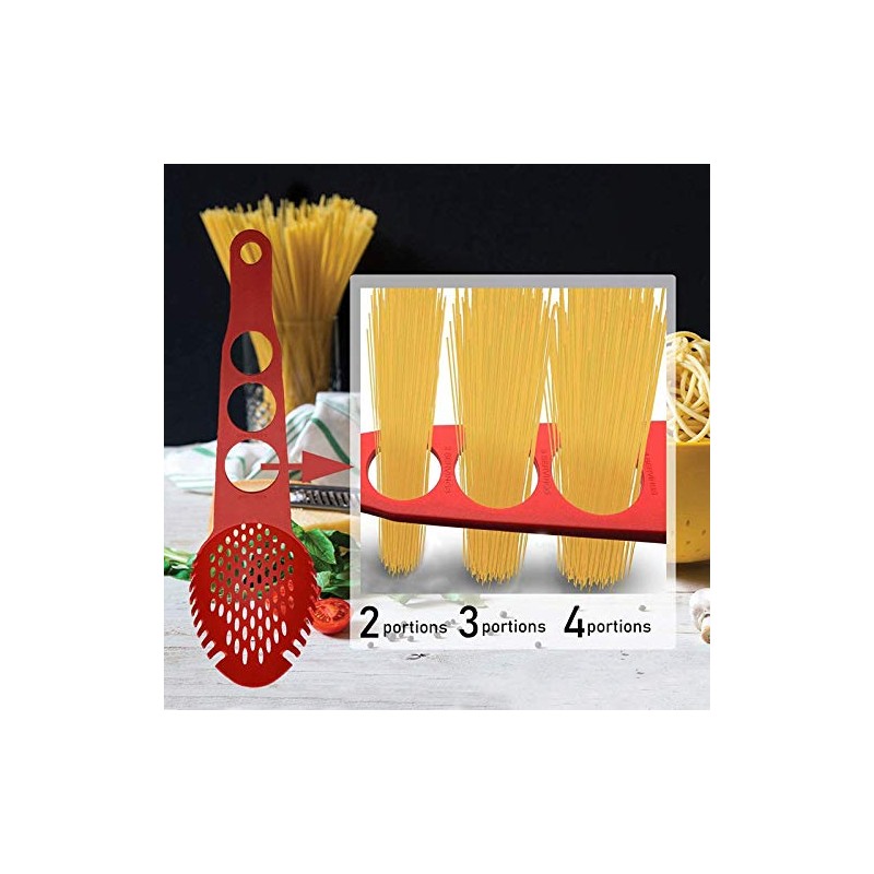 Yuemsh Nylon Spaghetti Server Non-Stick Pasta Fork Slotted Spoon Food