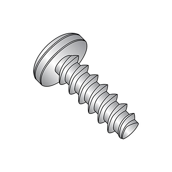 18-8 Stainless Steel Thread Rolling Screw for Plastic, Passivated Finish,