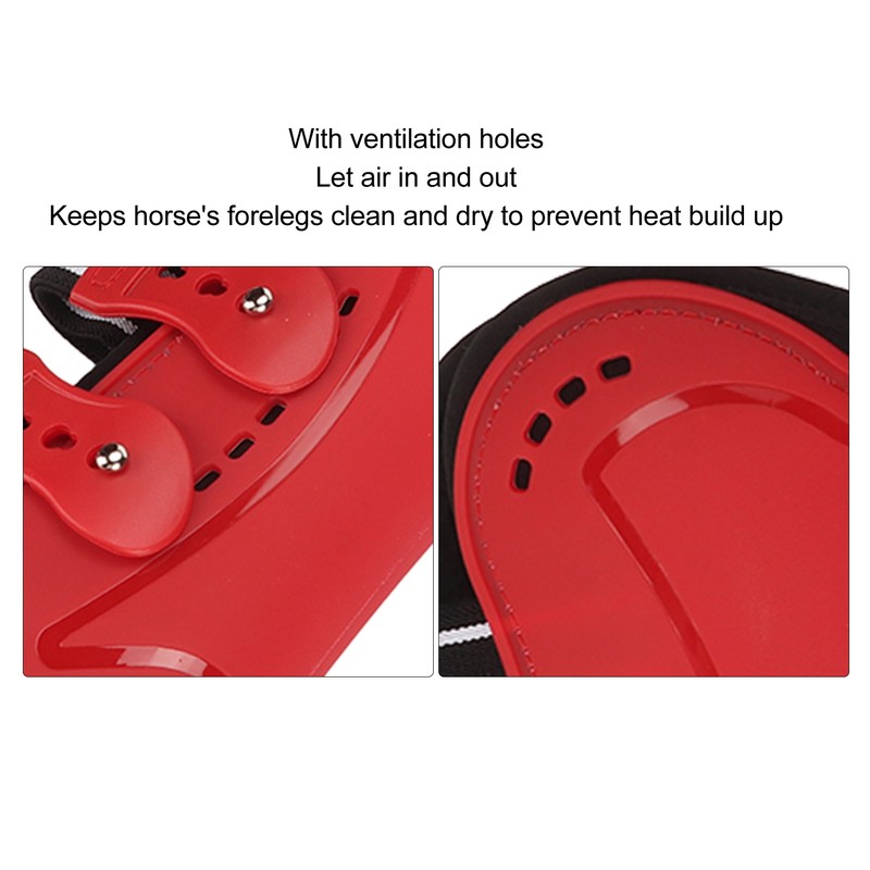 Horse Front Hind Leg Boots Breathable Impact Resistant Open Front