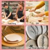 Tiudium 5 Pairs Clay Rolling Pin Guides for Dough Thickness