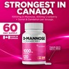 D-Mannose Capsules 1000mg (2 capsules), Cranberry Pills for UTI Support,