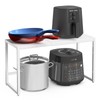 Expandable Kitchen Storage Shelves,110LBS Heavy Duty Metal Shelving Units and
