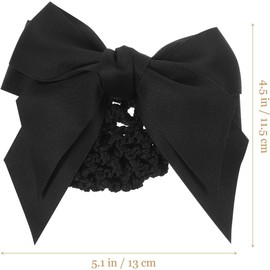 Pinza Pelo Lazo y Redecilla para Moños 2 Piezas Accesorios para Cabello Femenino para Azafatas y Enfermeras