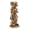 Design Toscano NG33769 Hear-No, See-No, Speak-No Evil Stacked Elephants Collectible