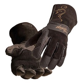 Black Stallion AngelFire BSX LS50 Woman's Premium Grain Pigskin Welding Gloves, Large