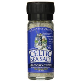 De Guérande Celtic Sea Salt Celtic Sea Salt, Light Grey Grinder, 3 oz White