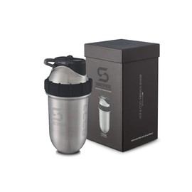 SHAKESPHERE Tumbler STEEL: Insulated Protein Shaker Bottle Keeps Hot Drinks HOT & Cold Drinks COLD, 24 oz (Steel - Original)