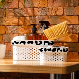 Quanyuchang Leopard Print Vinyl Stickers Animal Print Irregular Dots Leopard Dots Stickers for Kids Room Living Room Home Decoration (Small) QYC24122002