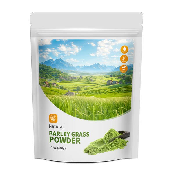 Hudetex Barley Grass Juice Powder 12 oz - 100% Pure
