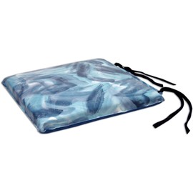 Skil-Care Sitting Pretty Gel-Foam Wheelchair Cushion, Blue, 18" x 16" x 2.5"