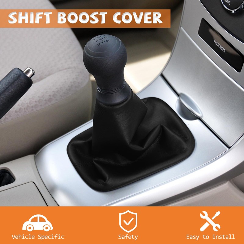 VKGUG Gear Shift Boot Cover Compatible with Toyota Corolla 2007-2013