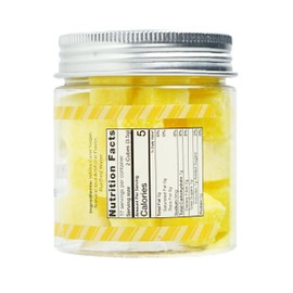 Bear Necessities Gourmet Sugar Cubes – Lemon Infused Sugar Cubes Handcrafted w/ Pure Cane Sugar – Perfect for Tea, Coffee, Cocktails & Sparkling Water – Hostess Gift & Bar Accessory - 70g Jar - About 35 Cubes