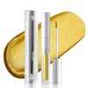 EONFAVE Lippenstift Gold, Glitter Lip Gloss, Diamond Shine Goldener Lippenstift,
