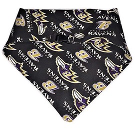 Baltimore Football Dog Bandana (Large)