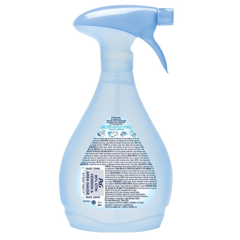 Febreze Fabric Refresher Free Air Freshener (1 Count, 800 Ml),
