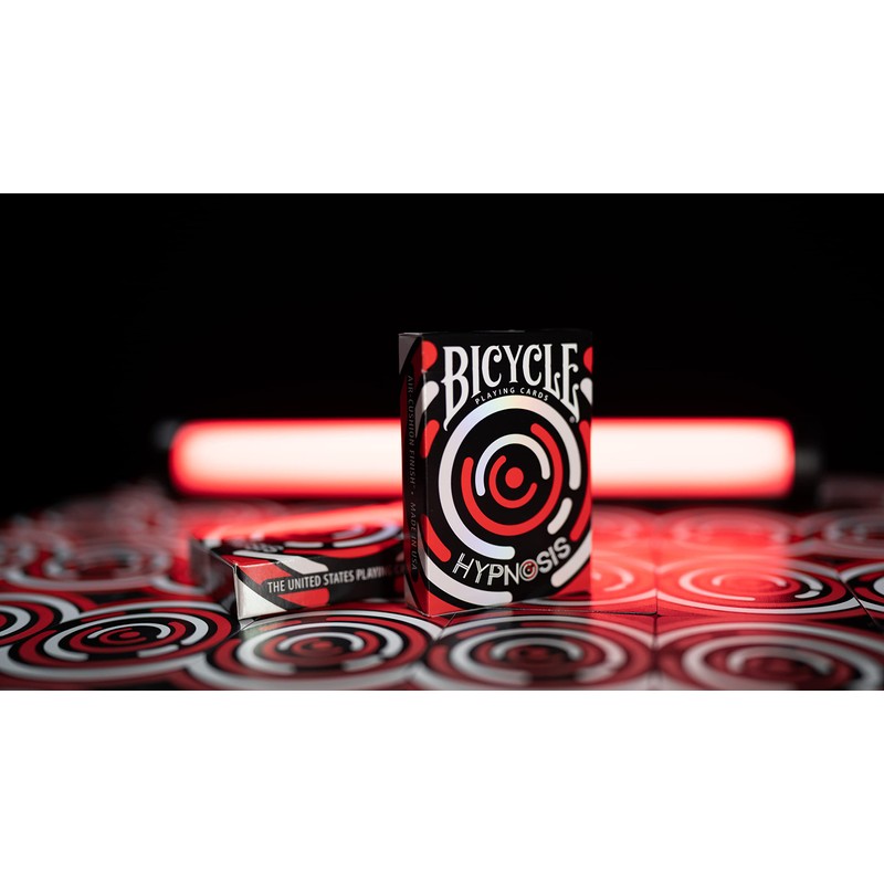 Bicycle Hypnosis Specialty Playing Cards, Red, Black, White Playing Card