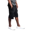 G-Style USA Men's Solid Fleece Heavyweight Cargo Shorts FS76 -