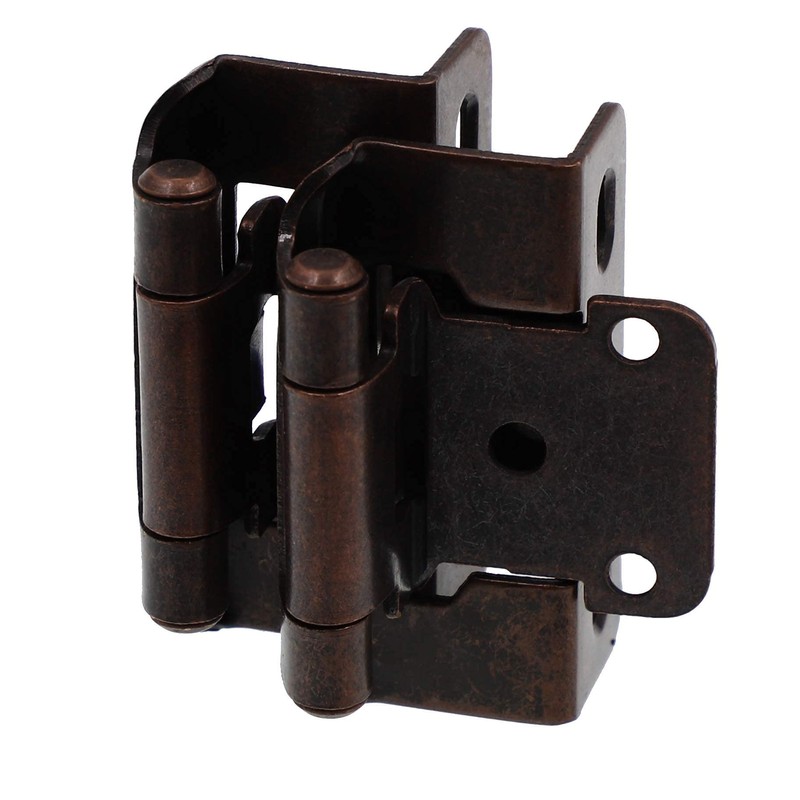 DecoBasics 20 Pack Oil Rubbed Bronze Cabinet Hinges for Cabinet