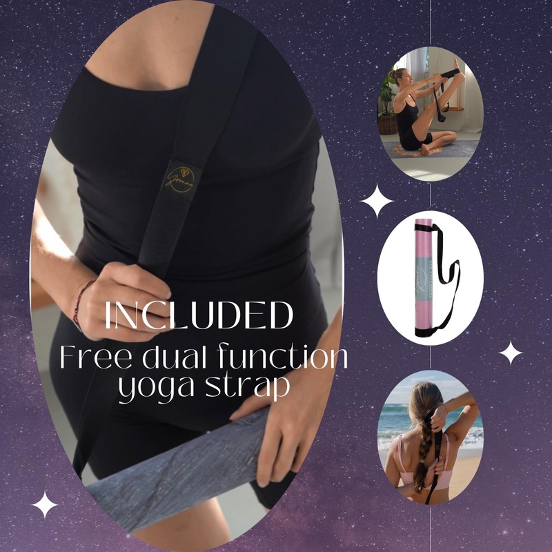 Yvonne Celestial Grounding Yoga Mat – Ultra Non-Slip, High-Traction, Best