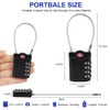 Flintronic TSA Luggage Locks, 1Pack TSA Combination Padlocks, 4-Digit Security