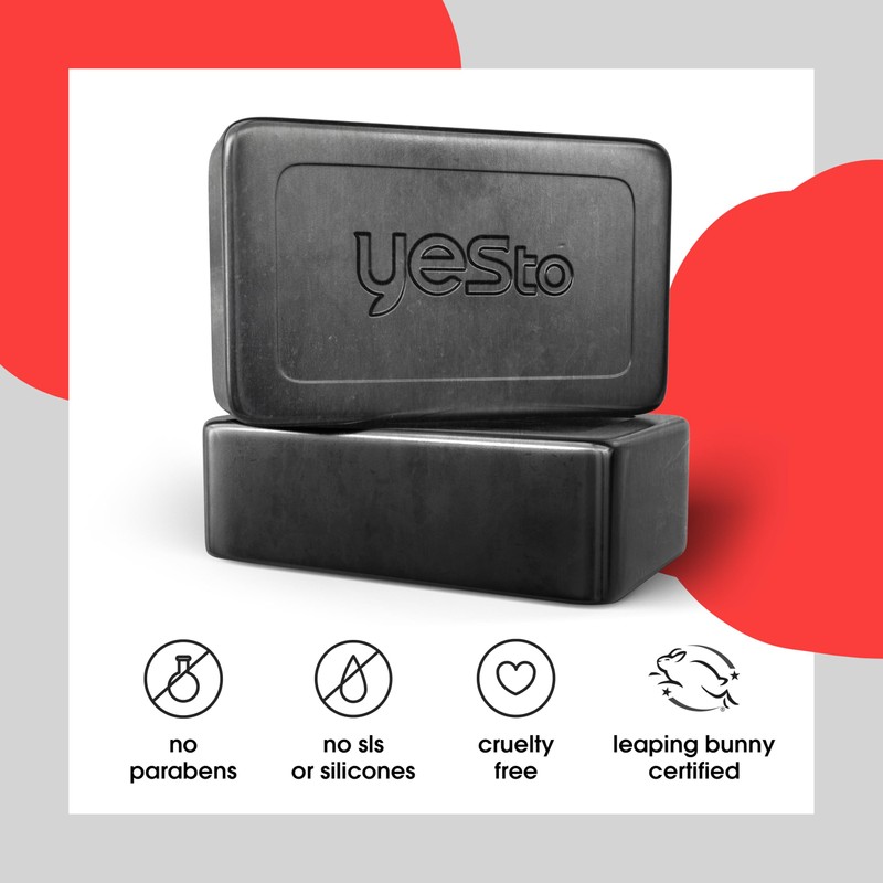 Yes To Tomatoes Clear Skin Activated Charcoal Bar Soap 7