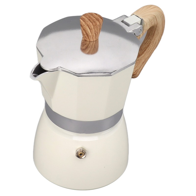 Moka Coffee Pot Octagonal Aluminum Classic Portable Hand Brewing Coffee