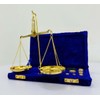 Vintage Brass Balance Weighing Scale Polished With Velvet Box With