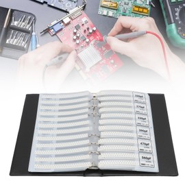0603 Capacitor Kit - 84 Values Sample Book for Electronic Components, SMD Assorted Folder