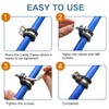 ZIPCCI Cable Clamps Assortment Kit, 25 Pack Stainless Steel Rubber