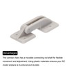 sourcing map RC Hinges 1.3 Inch x 0.35 Inch Adjustable