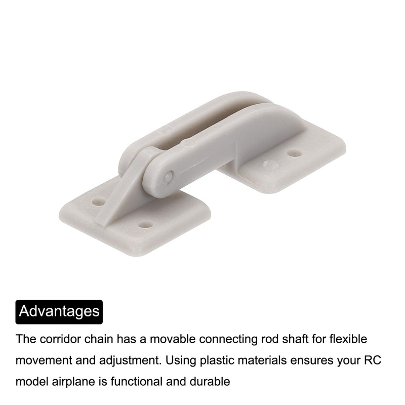 sourcing map RC Hinges 1.3 Inch x 0.35 Inch Adjustable