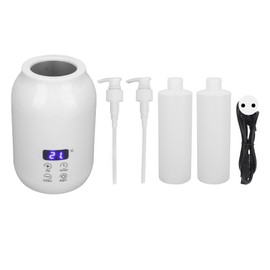 Massage Oil Heater LED Display Touch Control Temperature Adjust Essential Oil Bottle Warmer 110‑240V EU Plug